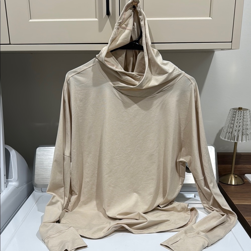 REI Sahara Shade Hoodie Ecru Womens